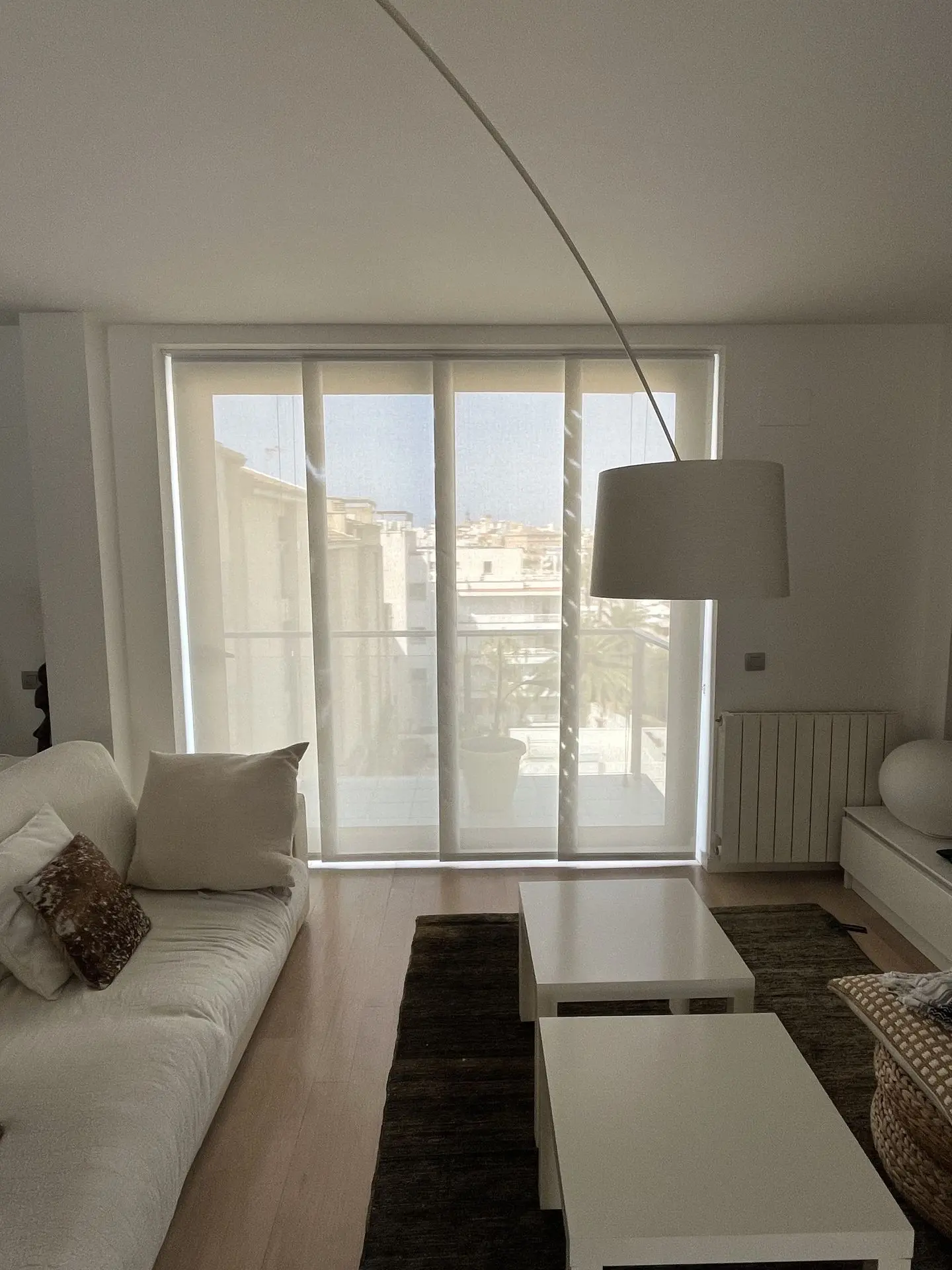 Panel japonés en salon